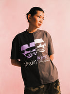 “TWO FACED” SPLIT TEE