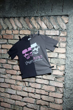 “TWO FACED” SPLIT TEE
